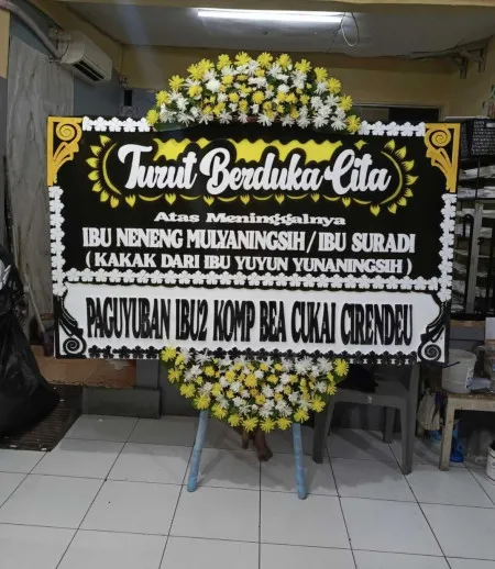 Papan Bunga Duka Aeon Mall Bsd